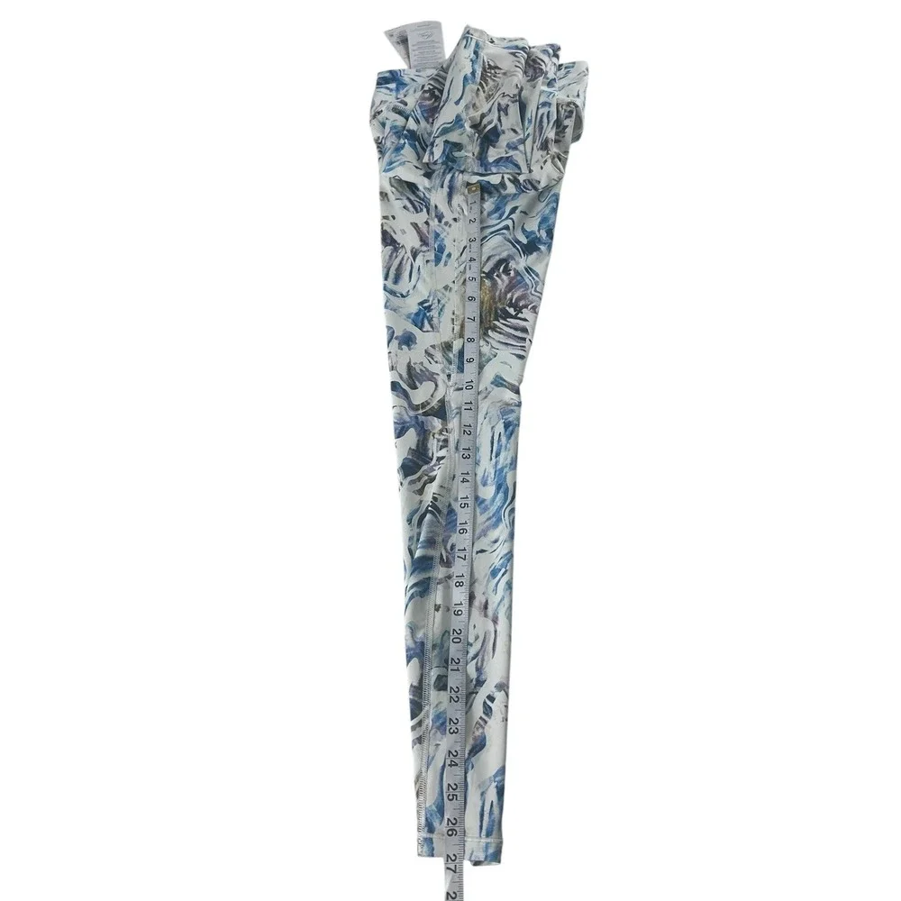Calia Womens XS 7/8 Leggings Moss‎ Print Multi High Rise Pockets WAX14202PRT NWT